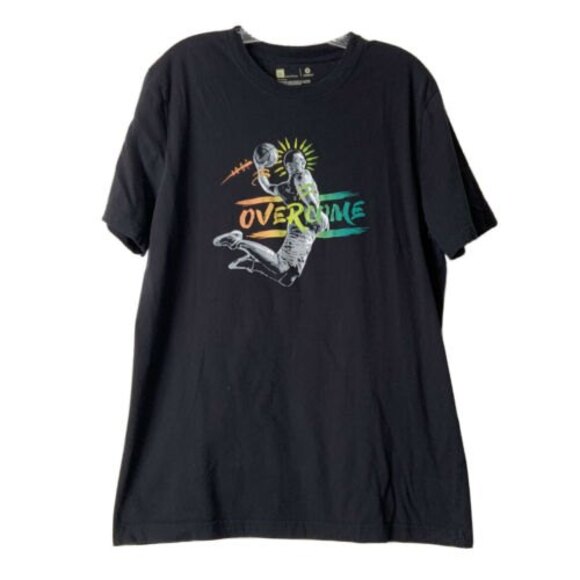 Xersion Women Size L Overcome Graphic Short Sleeve Tee - Picture 5 of 7